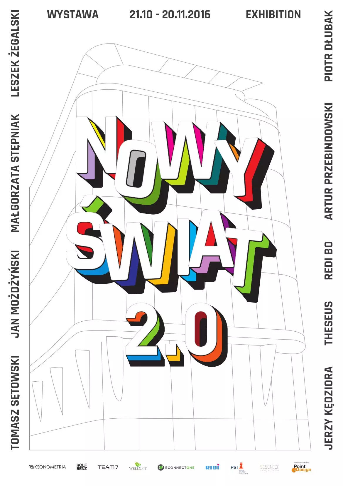 plakat wystawy Nowy Świat 2.0