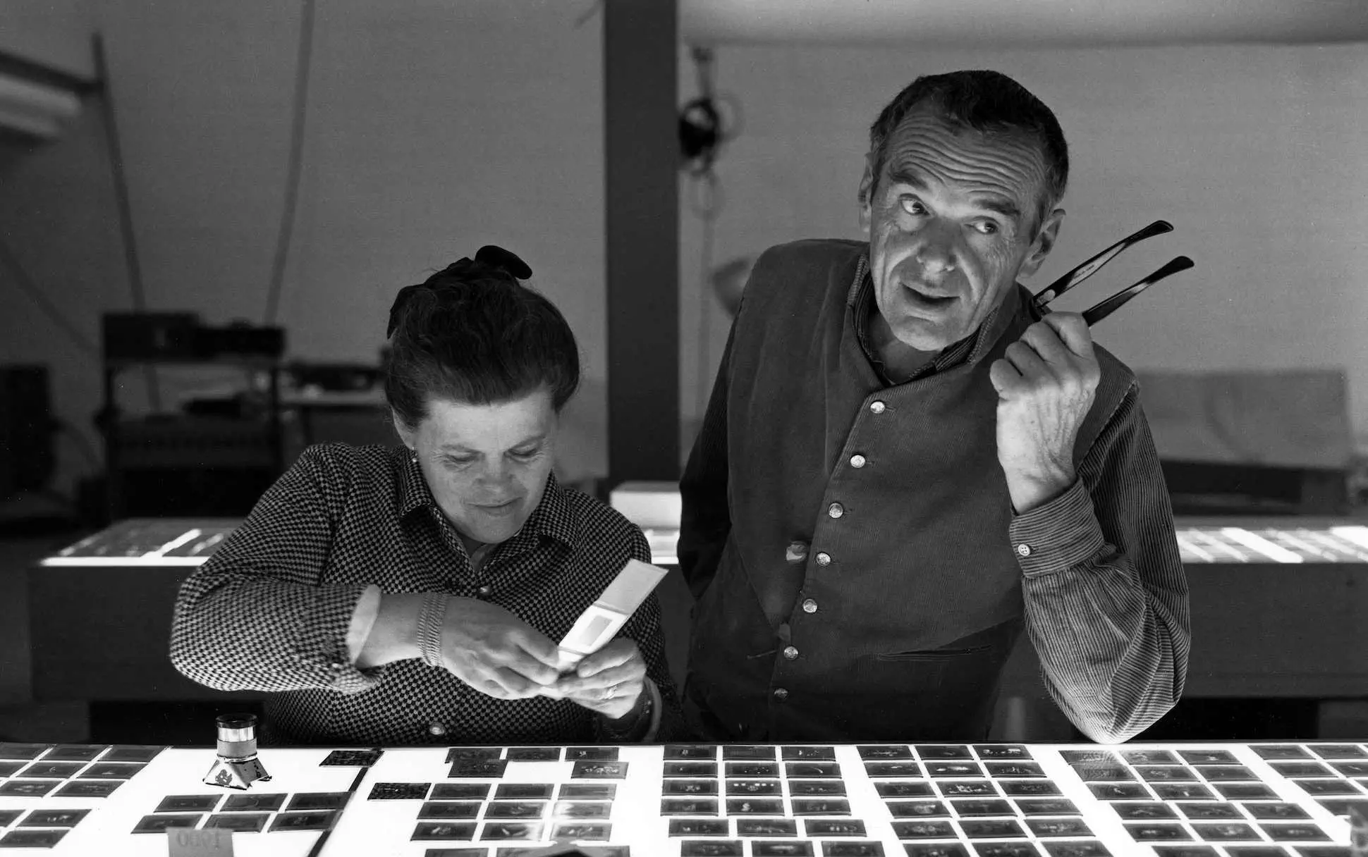 Ray i Charles Eames w studiu
