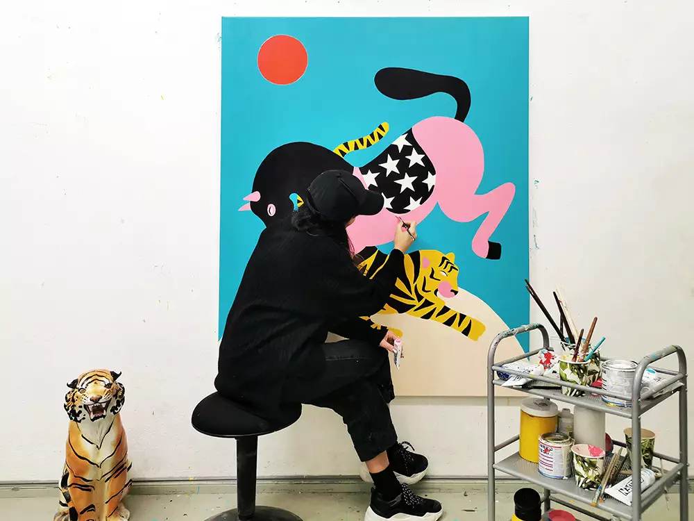 4_Michela Picchi in her studio in Berlin ©Tora Aghabayova_1