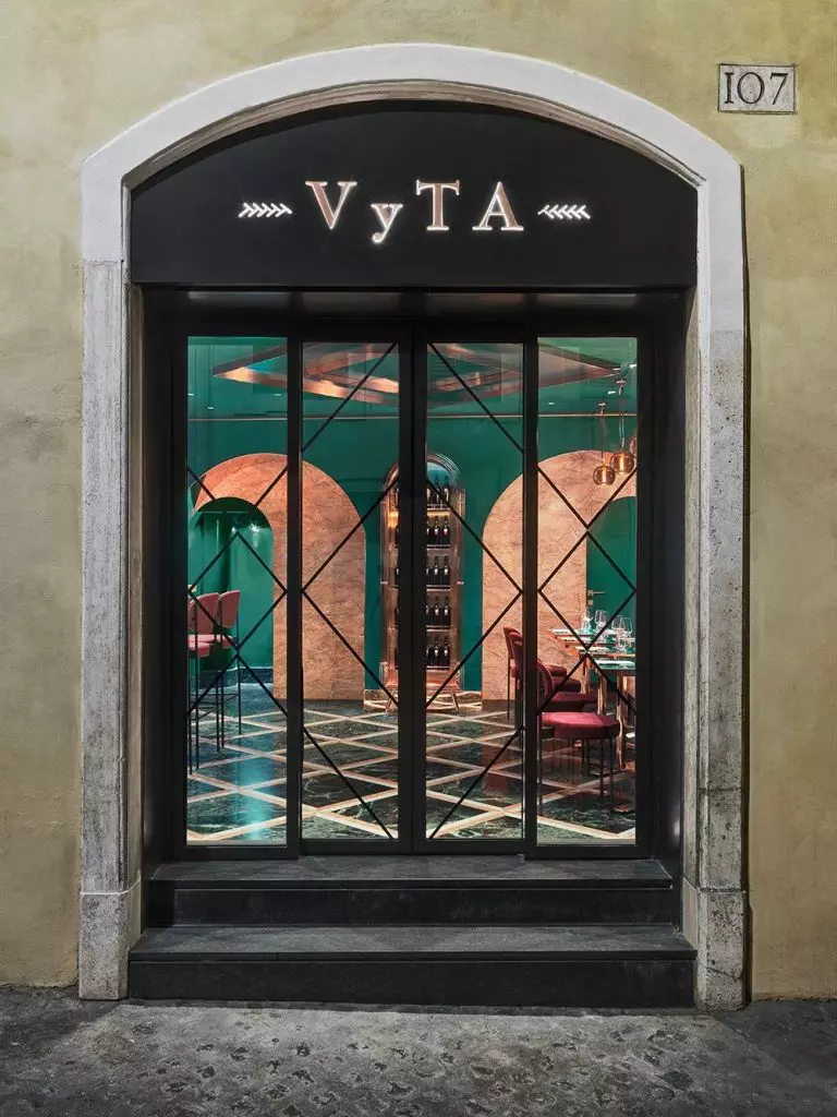 Bar VyTA Farnese w Rzymie, projekt: ColliDanielArchitetto