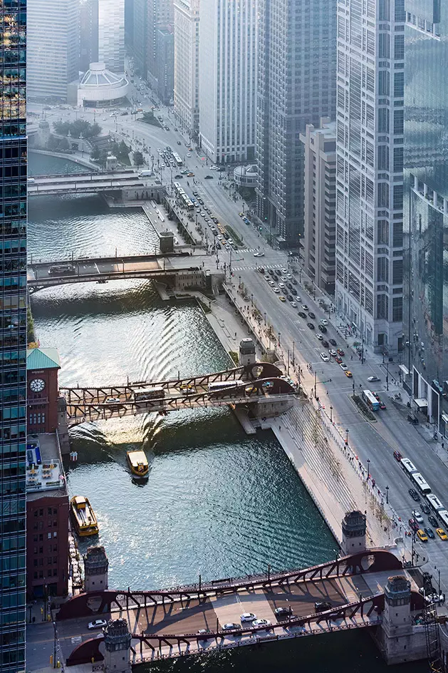 Chicago Riverwalk dla życia bliżej rzeki