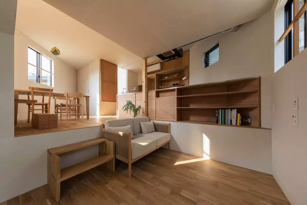 house-in-takatsuki-tato-architects wielopoziomowy dom 04