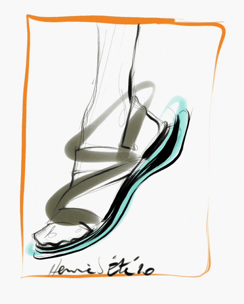 Athenes sandały, by Hermès ss 2020