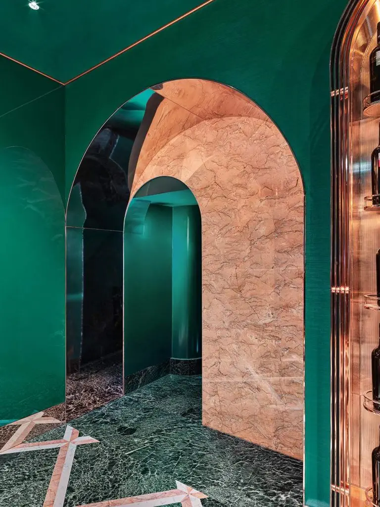 Bar VyTA Farnese w Rzymie, projekt: ColliDanielArchitetto
