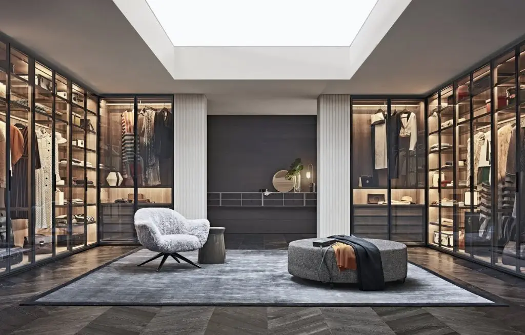 Garderoba Poliform Fitted, projekt Rodolfo Dordoni