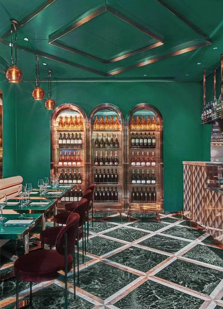 Bar VyTA Farnese w Rzymie, projekt: ColliDanielArchitetto