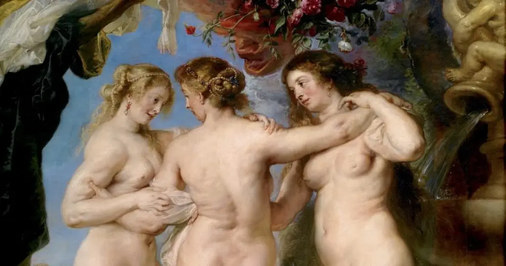 Trzy gracje, Rubens