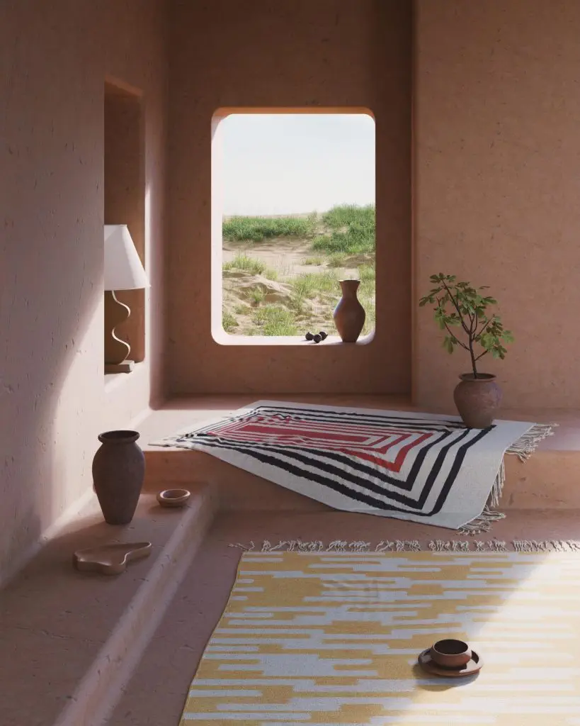 Beni Rugs terracotta 01