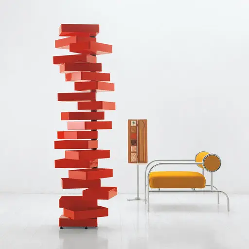 CAPPELLINI - REVOLVING CABINET BY SHIRO KURAMATA rewolucyjne ikony designu