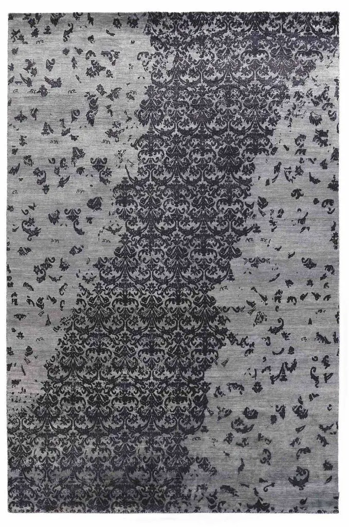 Carpet Edition _Damask_Waterfall nero