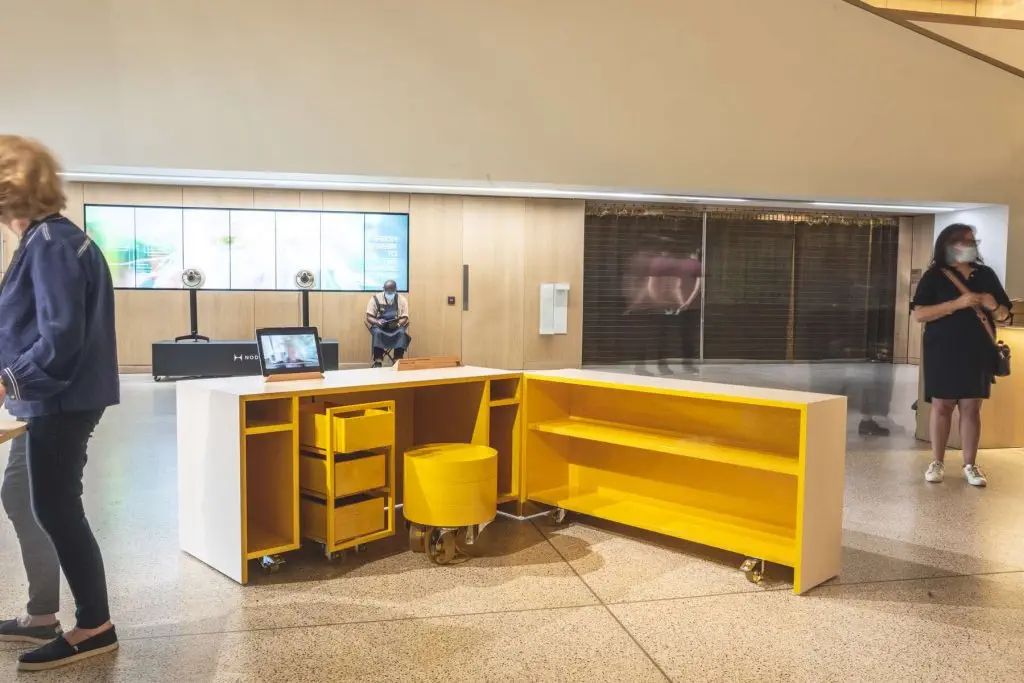 Connected exhibition_Candy Cubicle_American maple_by Sabine Marcelis_Credit David Cleveland