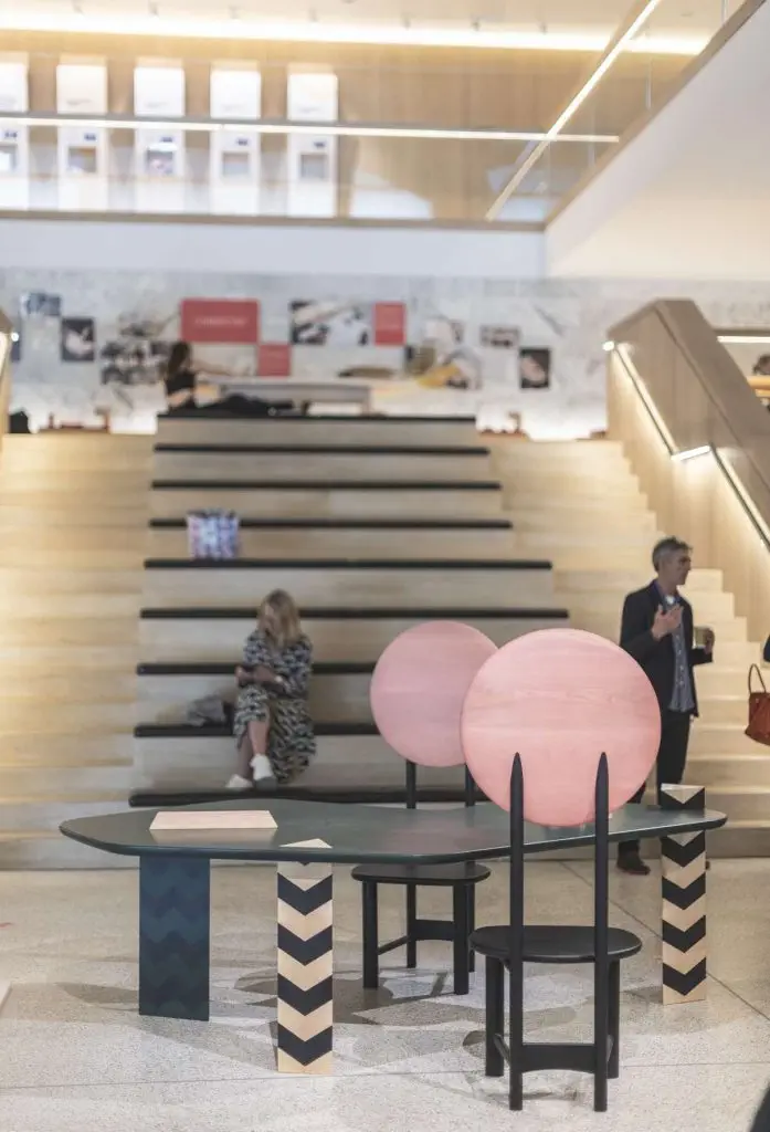 Connected exhibition_Pink Moon by Studiopepe in American maple_credit David Cleveland