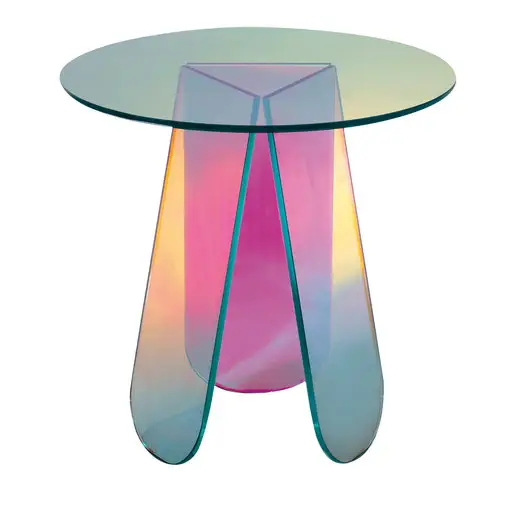 GLAS ITALIA - SHIMMER SMALL LOW TABLE BY PATRICIA URQUIOLA rewolucyjne ikony designu
