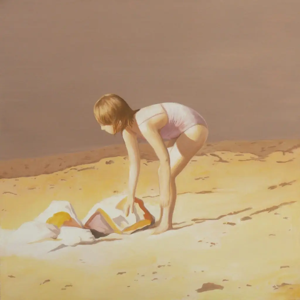Dzieła sztuki Galeria.101.Projekt.Magdalena Laskowska, Dziewczynka w brązach, 2016, alkid_płótno