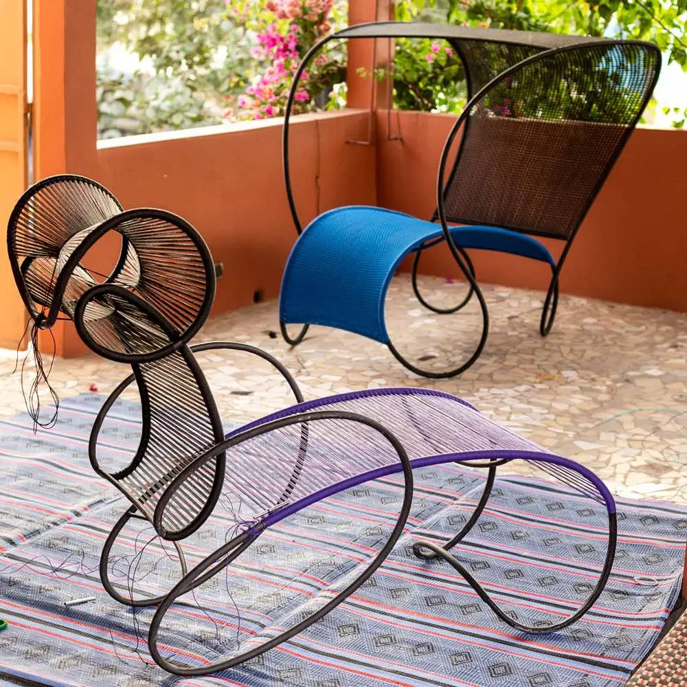 Modou, chaise longue by Ron Arad Moroso