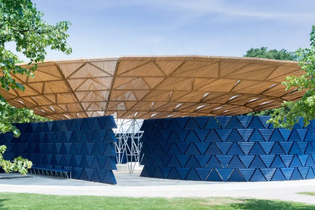 Serpentine Pavilion 2017 designed by Francis Kéré