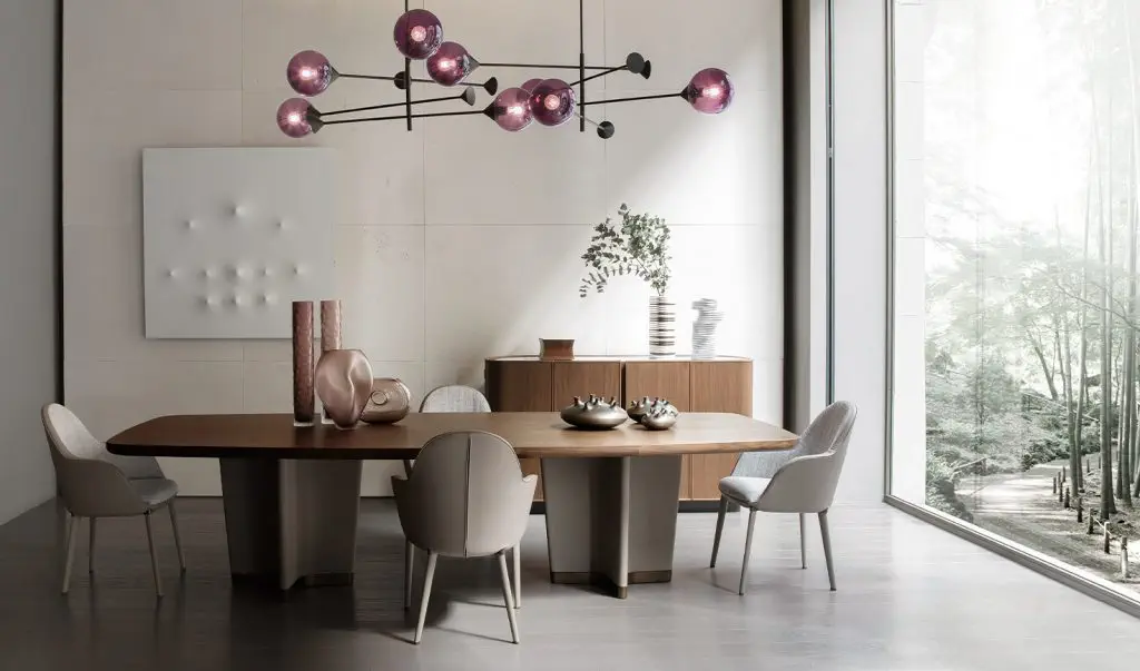 Stół Bigwig & krzesła Selene | Giorgetti design- Roberto Lazzeroni