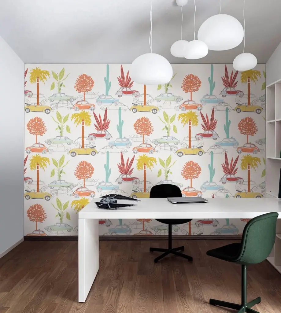 Trees_machine Naive tapety ścienne wallpepper 2020