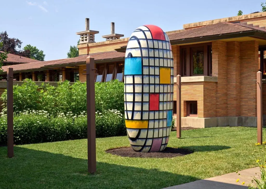 frank-lloyd-wright-martin-house-rzeźby-jun-kaneko_04