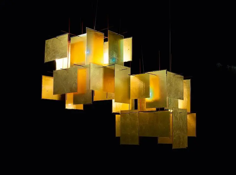 lampy do salonu Ingo Maurer | 1000 Karat Blau
